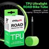 CYCLAMI Ultraleggero 30g Camera d'aria per bici Materiale TPU 700C 18 32 Pneumatico per bicicletta da strada 45mm 65mm 85mm Lunghezza Valvola francese
