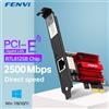 FENVI 2.5G PCI-E a RJ45 Scheda di rete RTL8125B Chip 100/1000Mbps 2.5Gbps Ethernet Wired LAN Controller Adattatore per Win7/8/10/11