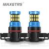 MAXGTRS 2x 2504 PSX24W 12276 LED 6000K Xenon Bianco Luci Fendinebbia DRL Luci Diurne Lampadine Auto Super Luminose Lampada di Ricambio Auto