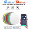 HIMOJO Pulsante Scena Wireless Smart Zigbee, Telecomando Multi-scena Compatibile con App Tuya, Alexa e Google Home Voice