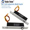 Asia-Teco Aggiorna il tuo sistema di sicurezza Serratura per porta con chiavistello elettrico DC 12V Fail Safe Lock Locker con segnale di feedback del contatto della porta con ritardo del timer
