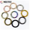 Meetee 5/10 Pz Meetee 16/20/25/32/38mm Molla in metallo O Ring Fibbie Borsa Strap Collegamento Moschettone Portachiavi Collare per animali domestici Scatta Morsetto
