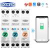 TOMZN Zigbee 63A Smart Switch Contatore di energia kWh Misurazione Monitoraggio Interruttore Temporizzatore Relè MCB TUYA protezione smartlife