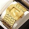 YaLaLuSi Orologio da donna YaLaLuSi al quarzo resistente all'acqua: lussuoso orologio da polso quadrato in oro alla moda ed elegante, regalo Reloj Mujer