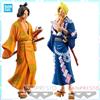 Bandai Originale BANPRESTO Anime One Piece Magazine Kimono 18 cm Portgas D Ace Sabo PVC Action Figure Da Collezione Modello Giocattoli