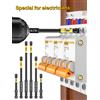 Deli Set di cacciaviti a croce antiscivolo Testa magnetica per lotto Punta per cacciavite a percussione con testa magnetica per lotto 65/110/150mm
