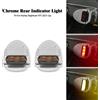 MACTIONS Indicatori di direzione moto LED E Mark luce freno indicatore posteriore lampada 12V fanale posteriore cromato per Harley Sportster Nightster 975 21-23