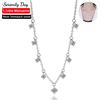 Serenity Day Collana Serenity con Moissanite da 1,1 Carati D, Regalo per Donne, Ciondolo in Argento S925 con Diamante Sintetico Scintillante, Catena Placcata 18K, Gioielleria Raffinata