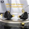 KZ ZS10 Pro X auricolare in-ear 4BA + 1DD driver ibrido auricolari HiFi auricolari sportivi con cancellazione del rumore con cavo staccabile a 2 pin