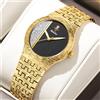 YaLaLuSi Orologio da Polso da Donna YaLaLuSi, Minimalista e di Lusso, Resistente all'Acqua, al Quarzo, con Bracciale alla Moda, Regalo per Signore