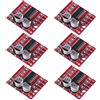 AOKIN 6 Pack Mini L298N Driver motore cc, MX1508 Mini Dual Channel 1.5A 2 vie PWM Speed Controller Dual H-Bridge sostituire Stepper