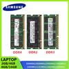SAMSUNG Notebook Ram SODIMM Memoria DDR4 DDR3 DDR2 16GB 8GB 4GB 2GB 3200 2666 2400 1866 1600 1333 1066 800 667MHz RAM per laptop