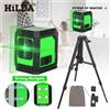HILDA Livello laser Strumento laser verde a 2 linee con livello a parete magnetico Strumento laser a croce con supporto provinciale portatile