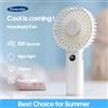 kinscoter Nuovo ventilatore personale portatile Mini ventilatore portatile USB 3600mAh Mini ventilatore ricaricabile con display di controllo continuo della velocità Nightligh