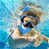 JoyMaySun Maschera da snorkeling per bambini 3 finestre Panoramica Ampia vista HD Scuba regolabile a tre lenti Snorkeling Nuoto Immersioni per bambini e giovani