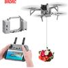 BRDRC Sistema Airdrop per DJI Mini 4 Pro Drone Lanciatore remoto Colata di esche per pesci/regali da regalare/Accessori per droni di salvataggio di emergenza
