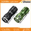 Sofirn SC13 SST40 6000K LED 1300lm Mini Torcia tattica 18350 519A 5000K Portachiavi Torcia di emergenza Lampada potente