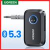 UGREEN Adattatore ricevitore per auto Bluetooth UGREEN jack AUX da 3.5mm per altoparlanti per auto ricevitore musicale Audio adattatore Bluetooth 5.3 a mani libere