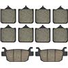 XCMT Accessori moto pastiglie freno anteriori e posteriori per Benelli TRK502 TRK502X TRK 502 Leoncino 500 BJ500 BJ500GS-A BJ 500