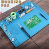 NONE ESD resistente al calore 932 ℉ Tappetino per saldatura Strumenti di lavoro Kit di riparazione per telefono computer Tappetino di riparazione per lavoro Piattaforma di manutenzione resistente al
