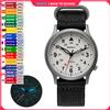 BERNY Orologi in titanio da uomo Orologio classico da uomo da campo Orologio da polso al quarzo da esterno di facile lettura Super luminoso con zaffiro 5ATM