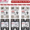 EARU Modulo Relè a Stato Solido EARU SSR-25DA SSR-40DA SSR-40AA SSR-40DD SSR 10A 25A 40A 60A 80A 100A DD DA AA per Controllo Temperatura PID