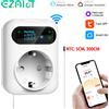 EZAIOT Presa WiFi Tuya Termostato Spina 220V Regolatore di temperatura digitale Interruttore timer remoto Uscita riscaldamento raffreddamento Alexa Google