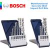 Bosch Original 5Pcs punte per trapano a percussione multifunzionali Home Concrete Brick Wall Drilling Triangle Shank 8Pcs Set di punte per muratura