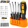 STONEGO 1 set di cacciaviti multifunzione 8 in 1 - Kit di strumenti di riparazione per cellulari, computer, varie teste intercambiabili