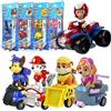 PAW PATROL 4 PZ/SET Genuino Paw Patrol Veicolo Chase Skye Marshall Rubble Tirare Indietro Auto Playset Action Figure Giocattoli Per Bambini Regali Di Compleanno