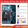 sinmaytai Sostituzione Display da 6.26 ''per Honor 20 Pro LCD Touch Screen Digitizer Assembly con cornice YAL-AL10 YAL-L41 LCD