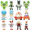 TAKARA TOMY Pokemon Sprigatito Fuecoco Quaxly Kawaii Giocattoli di Peluche Cute Anime Scorbunny Cenerace Animali di Peluche Bambole Festival Regali