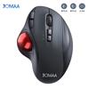 JOMAA Mouse da gioco ricaricabile Jomaa 2.4G + Bluetooth Trackball Mouse per Mouse da gioco CAD professionale WindowsCreative Mac