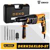 DEKO DKRH26XL80-ST 4 funzioni Martello rotante elettrico Accessori rotanti multifunzionali Martello demolitore elettrico Trapano a percussione