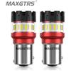MAXGTRS 2X T20 HA CONDOTTO LA Luce CANBUS 1157 BAY15D P21/5W 7443 W21/5W Lampadina A LED 3157 P27/7W Nessun Errore Diurno DRL Freno Lampada di retromarcia 12V