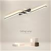 DARHYN Moderna lampada da soffitto a linea LED moderna soggiorno sala da pranzo camera da letto principale apparecchio da studio plafoniere oro nero illuminazione