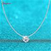 Smyoue 0.5-2CT D Colore Certificato Moissanite Collana per Le Donne Scintillante Lab Diamante 100% 925 Pendenti in Argento Sterling All'ingrosso
