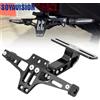 SOYAVISION Staffa targa universale per targa moto per BMW R1200GS Yamaha MT07 MT10 Kawasaki Z750 Z800 Accessori