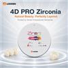 LODDEN Blocchi di Zirconia Multistrato Lodden 4D PRO per Laboratorio Dentale, Materiale CAD CAM, 43%-57% di Traslucenza, Resistenza 700-1200MPa, VITA16&BL