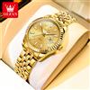 OLEVS 5593 orologio da donna al quarzo impermeabile scala luminosa Business Elegance orologio da polso da donna orologio di marca di lusso per le donne