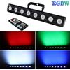 GOTSTAGE 8 LED RGBW 4IN1 DMX Lampada da parete per DJ Disco Party Par Effetto luce scenica per Dance Bar Vacanza Matrimonio Natale Halloween Decorare