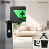 HILDA Livello laser verde HILDA a 2 linee 360 ° Strumento di layout compatto con linee incrociate luminose autolivellanti per l'allineamento delle quadri appese a parete