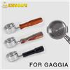 ALIKISSCAFE Portafiltro senza fondo per caffè 58MM per Gaggia Classic Cestello filtro di ricambio Macchina per caffè espresso Accessori per caffè Strumenti Barista