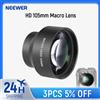NEEWER HD 105mm obiettivo Macro solo per piastra posteriore filettata da 17mm per iPhone custodia per telefono Samsung Xiaomi con adattatore per obiettivo da 17mm