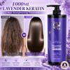 PURC Trattamento Lisciante per Capelli PURC alla Lavanda con 12% di Cheratina Brasiliana per Capelli Ricci, Riparazione e Cura dei Capelli Danneggiati e Crespi