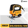 DEKO muslimah JIG SAW 220V 800w utensili elettrici per la lavorazione del legno sega elettrica con chiave guida righello lama per sega