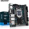 MACHINIST Scheda Madre MACHINIST H97 STRONG LGA1150 Compatibile con Intel Core I7/i5/i3/E3 DDR3 Mini-ATX VGA/HDMI/DP/COM Dual LAN WIFI M.2