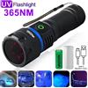 VASTFIRE 120W 6 * 4 core 365nm Torcia UV Specchio nero 2-Mode Luce viola Lampada UV Torcia Macchie di urina per animali domestici Rilevatore di insetti Scorpioni