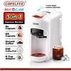 Cafelffe Macchina da caffè a capsule 5 in 1 adatta Dolce gusto Nespresso Capsule ESE Pod Caffè macinato K-cup 19Bar Caldo/freddo, regalo