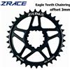 ZRACE 10s 11s 12s Chainrings, dente d'aquila 7075AL CNC, offset 3mm, MTB, per pedivella a montaggio diretto a 3 viti, compatibile Eagle
